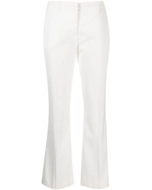 PT Torino Flared Pantalon in het White