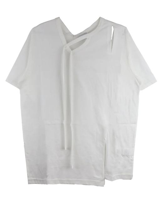 メンズ Yohji Yamamoto ジャージー Tシャツ Gray