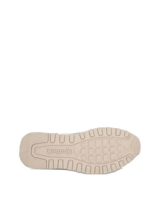 Reebok White Glide Leather Sneakers for men