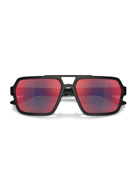Prada Pink Linea Rossa Sunglasses for men