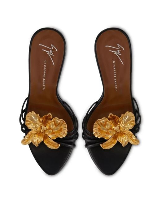 Giuseppe Zanotti Orchid 105mm ミュール Black