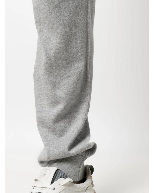 Corneliani Gray Fine-Knit Track Pants for men