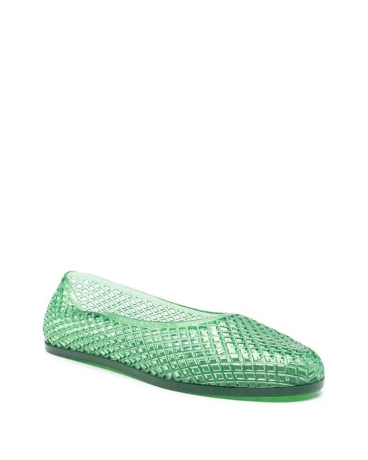Ancient Greek Sandals Green Iro Ballet Flats