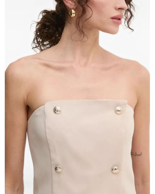 MARCIANO BY GUESS Natural Strapless Top