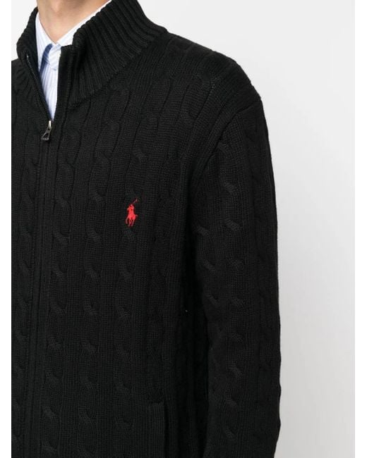 Polo Ralph Lauren Black Logo Sweater for men