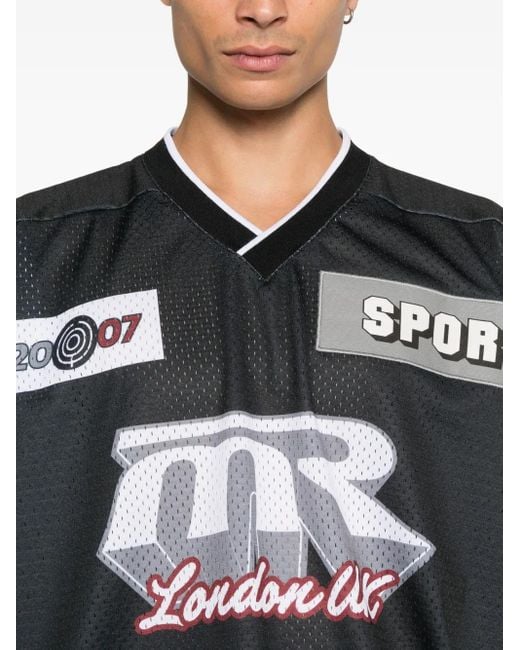 T-Shirt Hockey di Martine Rose in Black da Uomo