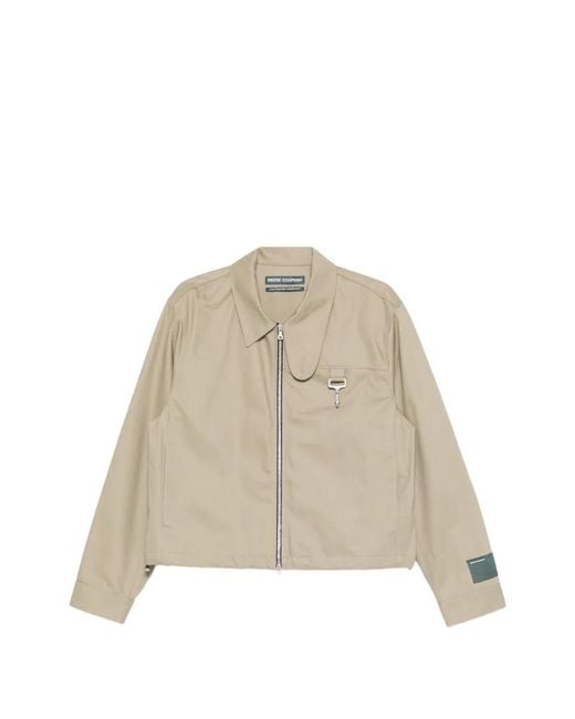 Reese Cooper Natural Herringbone Jacket for men