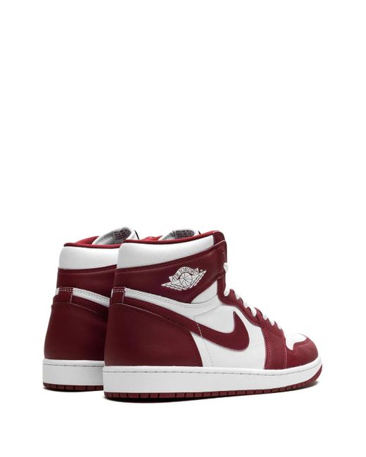 Nike Air 1 Retro High Og "Team" Sneakers in het Pink voor heren