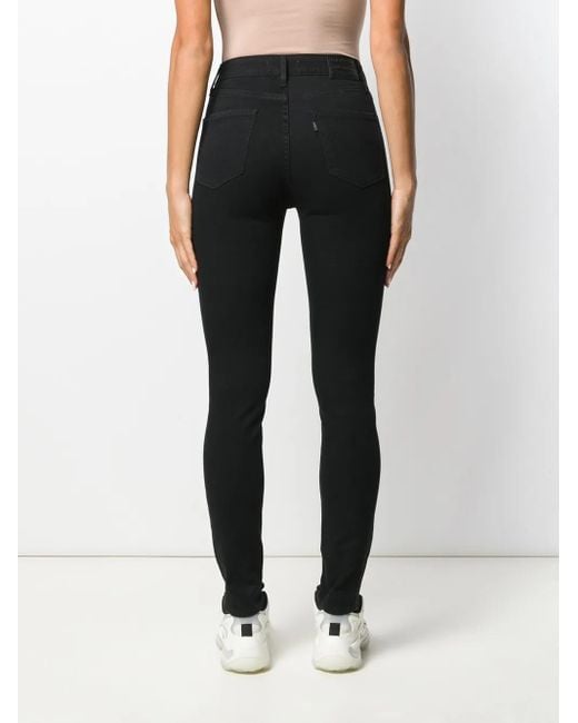 Levi's Black 721 High Rise Skinny Jeans