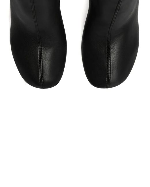 Courreges Black Oblique Thight Boots