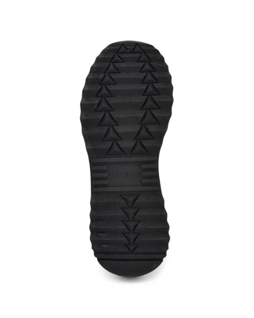 Guess White Koyaa 4G Logo-Patch Sneakers