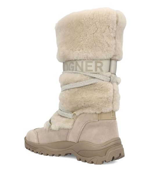 Stivali Stringati di Bogner in Natural
