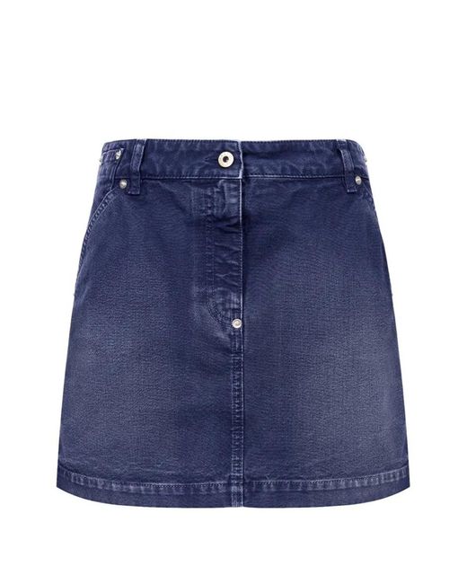 Halfboy Blue A-Line Denim Skirt