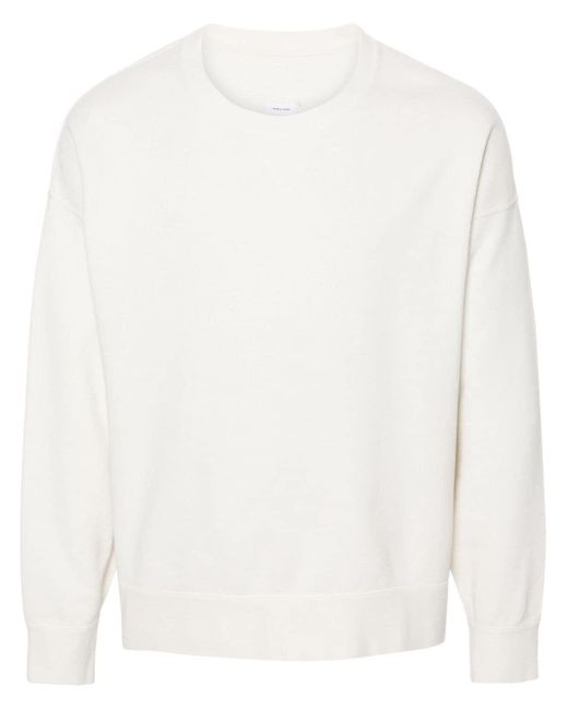 Visvim White Drop-shoulder Cotton Blend Sweatshirt for men