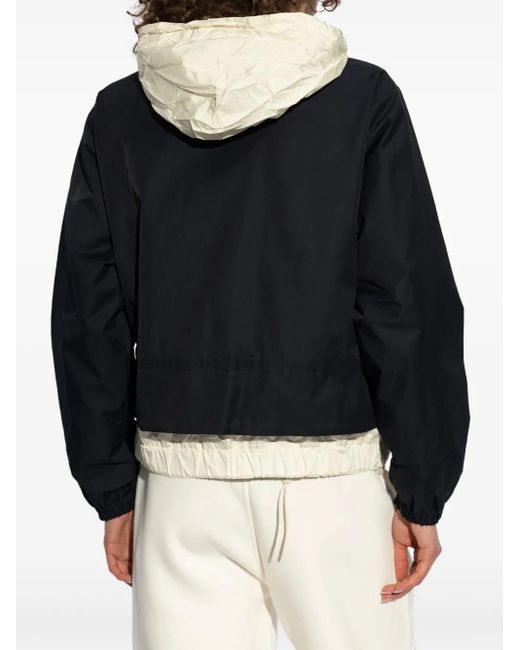 Moncler Black Janze Hooded Twill Short Down Jacket