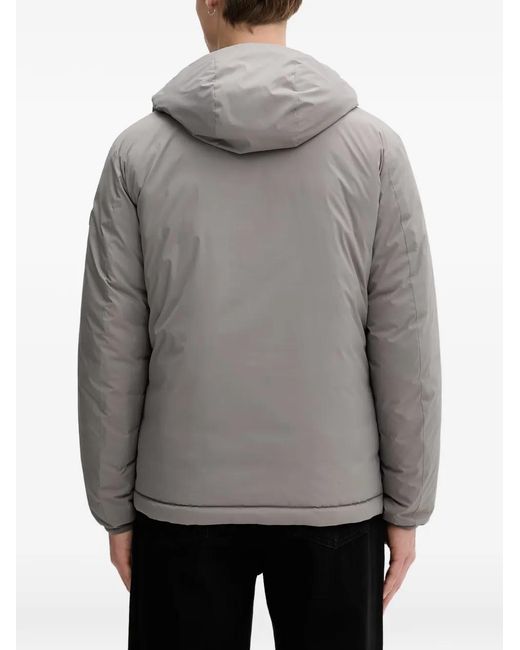 Marc O' Polo Gray Hooded Quilted Jacket for men