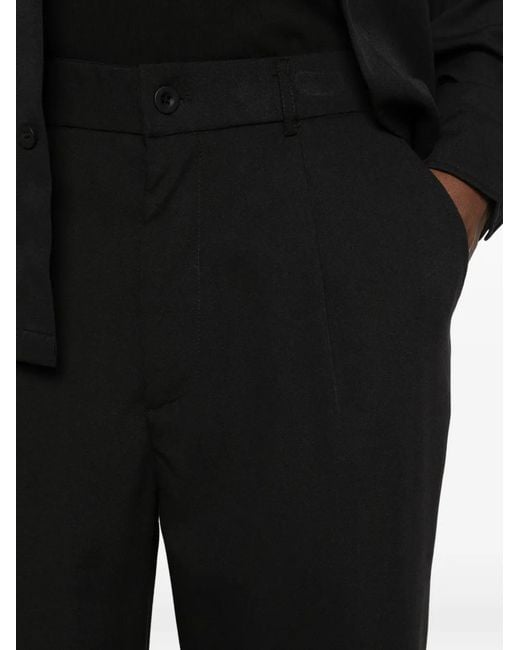 Imperial Black Pantalon À Design Plissé for men