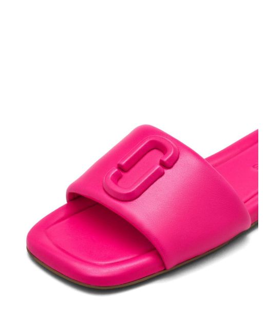 Marc Jacobs Pink The J Marc Leather Sandals