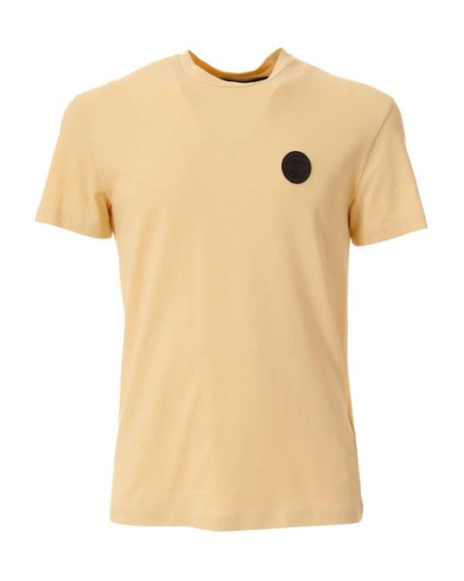 Just Cavalli Natural Logo-Patch T-Shirt for men