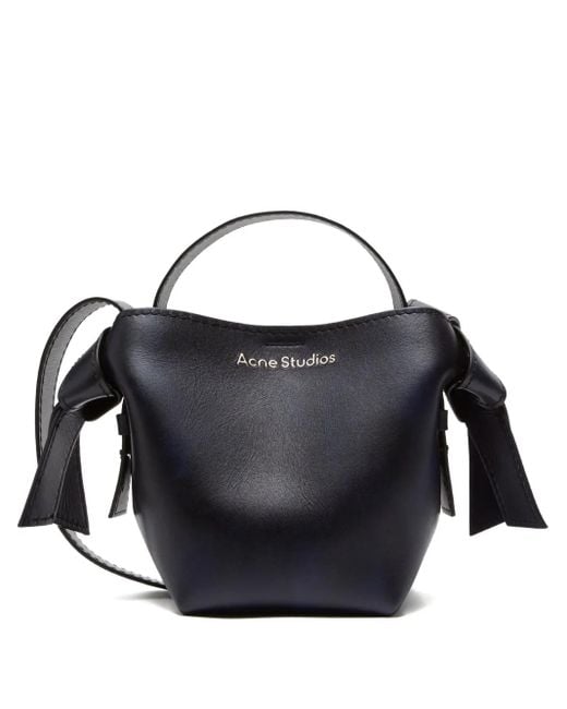 Bolso shopper Musubi mini Acne de color Blue