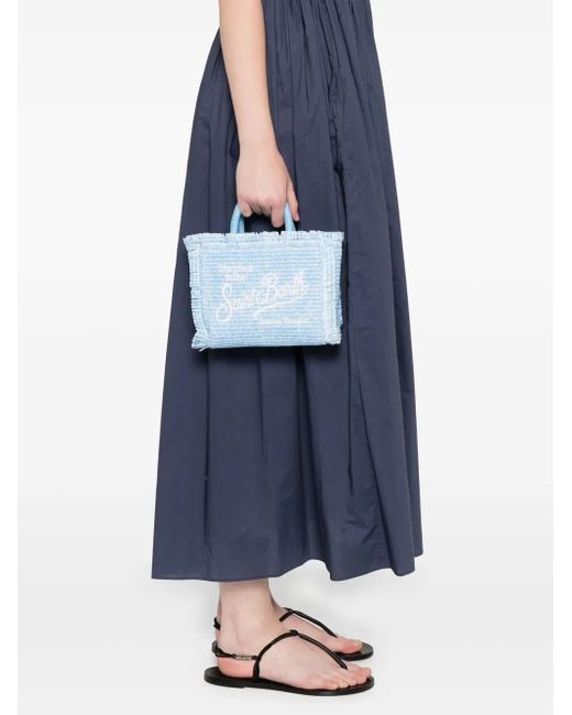 Mc2 Saint Barth Blue Mini Vanity Tote Bag