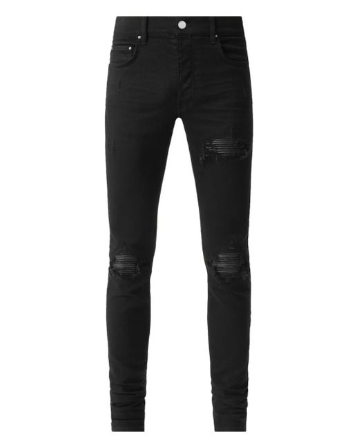 メンズ Amiri Mx1 ダメージ ジーンズ Black