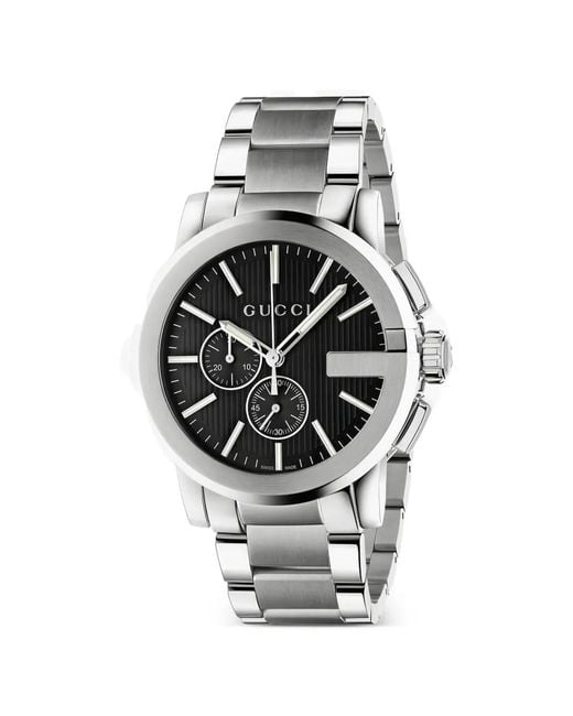 Gucci White G-Chrono 44Mm Watch for men