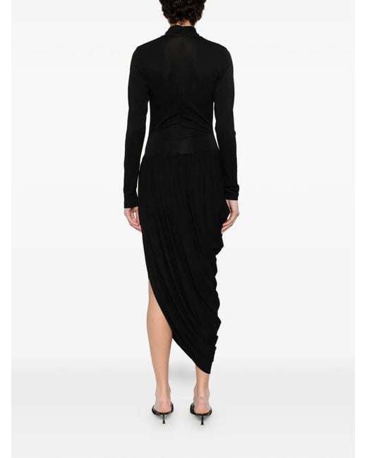Esse Studios Black Solina Sleeved Dress