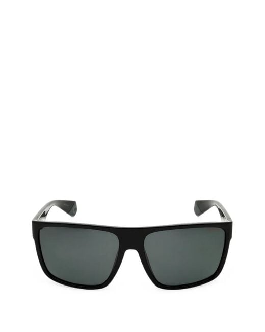 Polaroid Black Rectangle-Frame Sunglasses for men