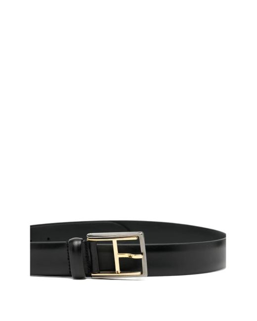 Andersons White Leather Belt
