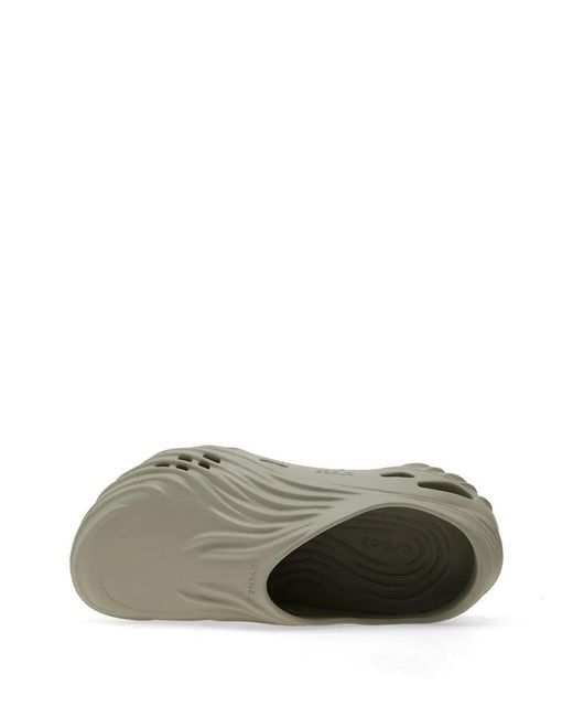CROCSTM Gray Echo Wave Cut-Out Clogs