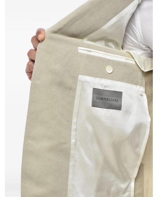 Corneliani Natural Patch-Pocket Blazer for men