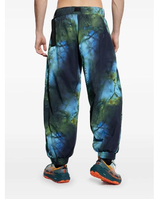 Y-3 Aop Ripstop Broek in het Blue voor heren