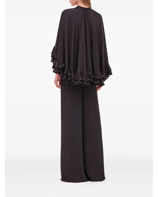 Alexis Black Cortese Ruffled Blouse