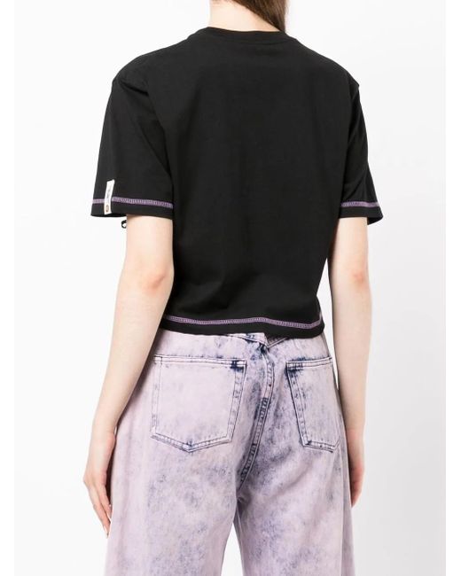 A Bathing Ape Black Logo-Print T-Shirt