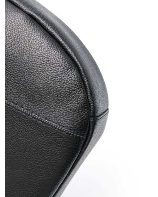 Le Tanneur Black Medium Juliette Leather Shoulder Bag