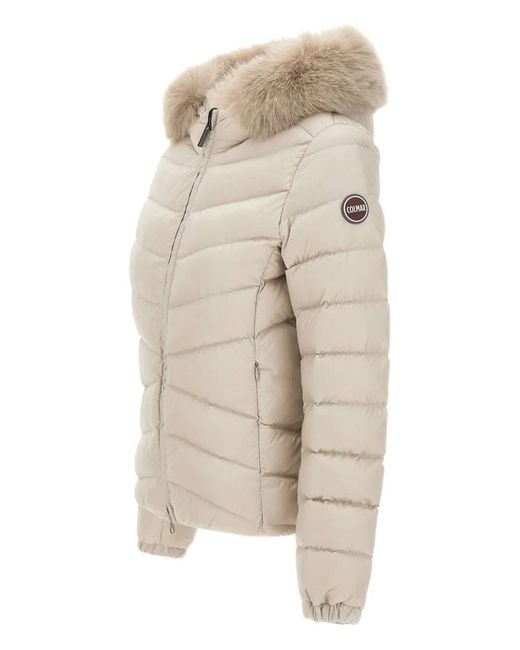 Colmar Natural Fur-Trimmed Jacket