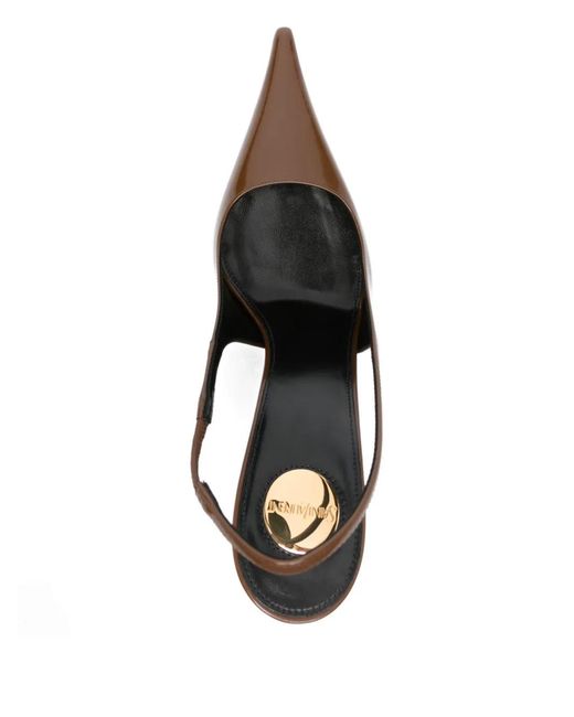 Zapatos Vendome de puntera en punta con tira en la parte posterior y tacón de 110 mm Saint Laurent de color White