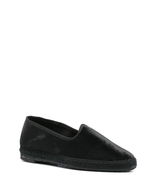 Manebí Black X Alex RivièRe Velvet Loafers