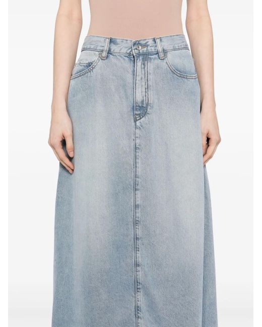 JNBY Blue Panelled Skirt