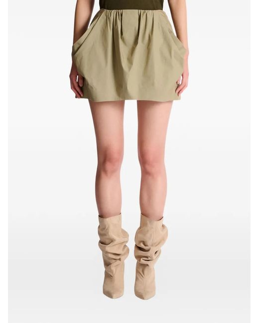 Balmain Natural Balloon Mini Skirt