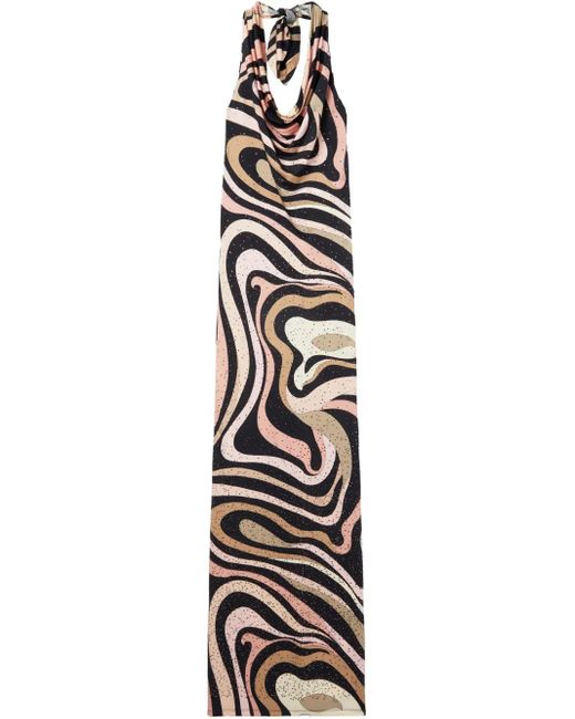 Robe À Imprimé Marmo Emilio Pucci en coloris White