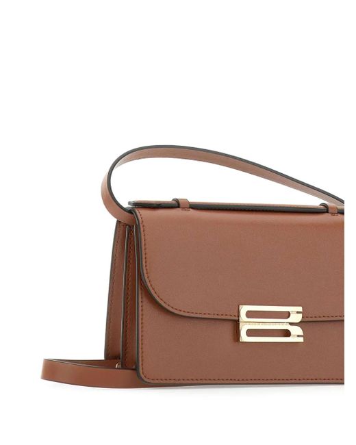 Victoria Beckham Brown The Dorian Shoulder Bag