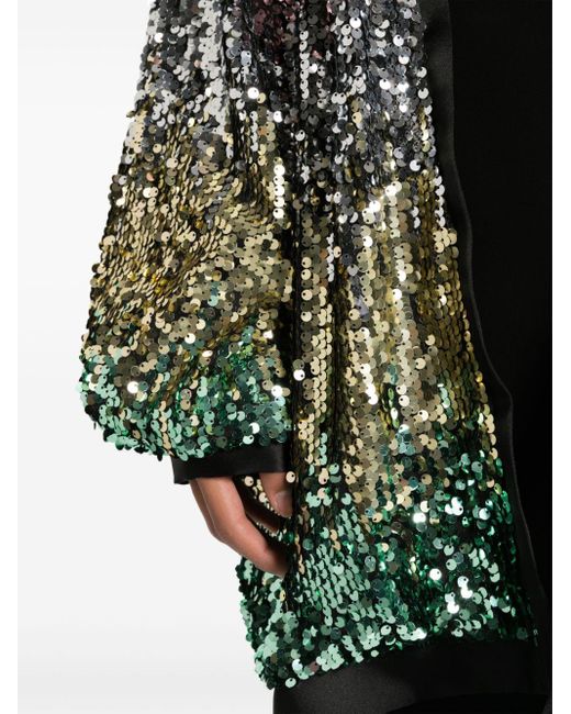 Giacca con paillettes di Styland in Green