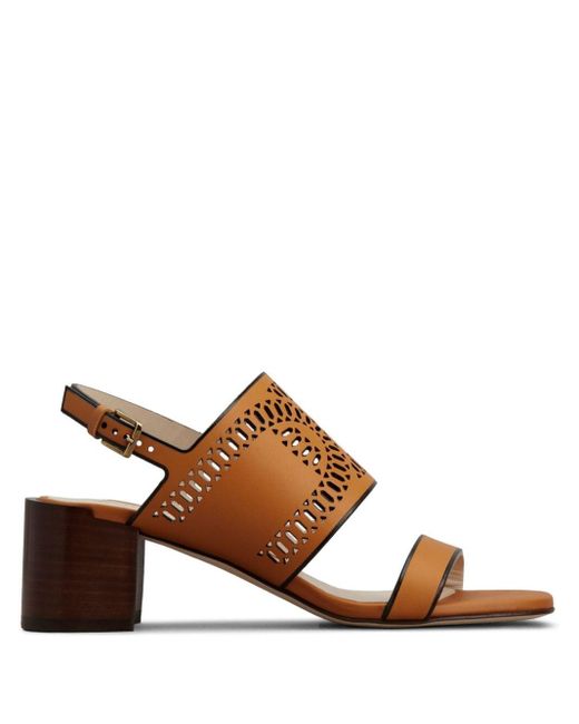 Tod's Brown 55Mm Leather Sandals