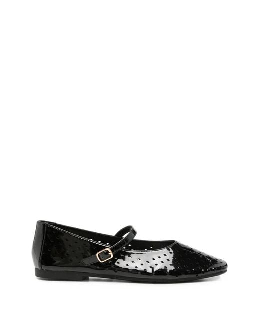 Linda Baumann White Perforated Flats