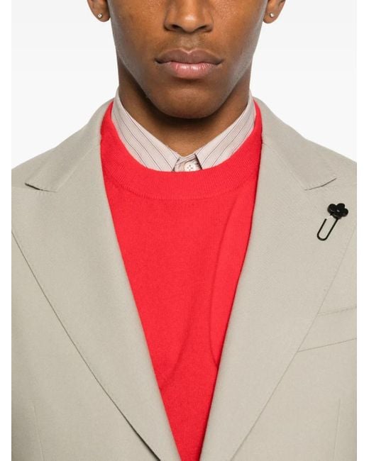 Lardini Anzug mit aufgesetzter Tasche in Natural für Herren