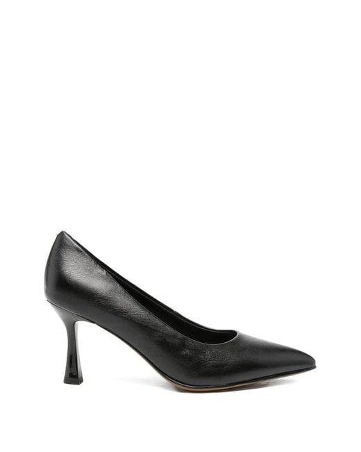 SERGIO MORETTI FIRENZE Black Pointed-Toe Pumps