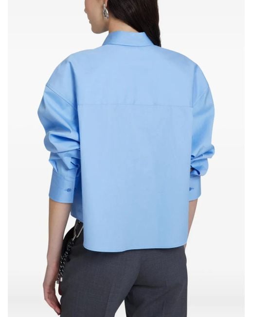 Camicia Crop di Ermanno Scervino in Blue