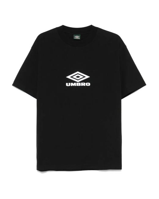 Umbro Black Cotton T-Shirt for men